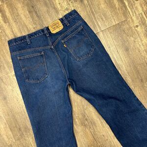 Vintage 80's Levi's 513 Orange‎ Tab Denim Jeans Made In USA Men 40x32 20516-0914